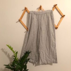 Madewell High Waisted Stripped Cotton Pants